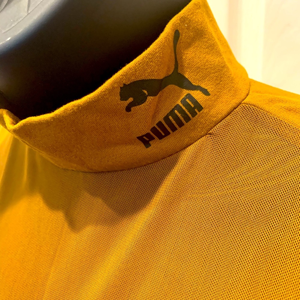 Puma mesh long sleeve midi dress